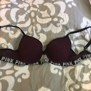 Victoria’s Secret Pink cheetah print push up bra